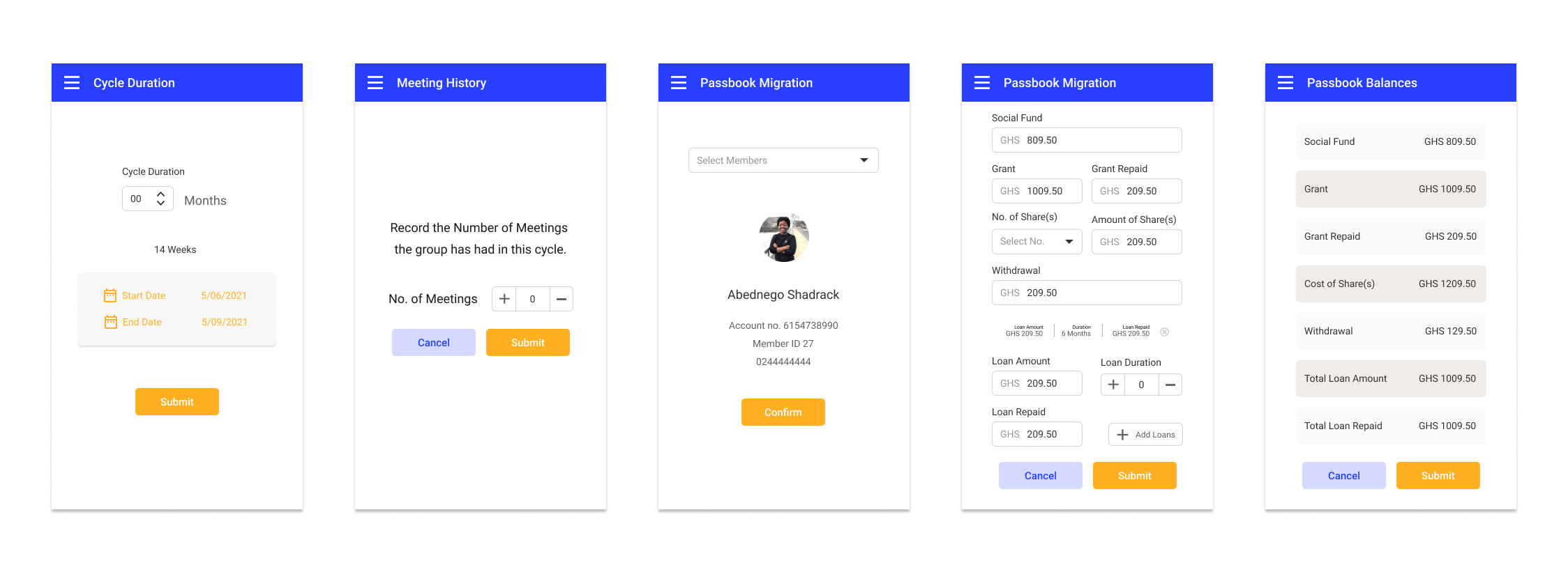 VSLA App: SATF/MasterCard Foundation/DSS Collaboration